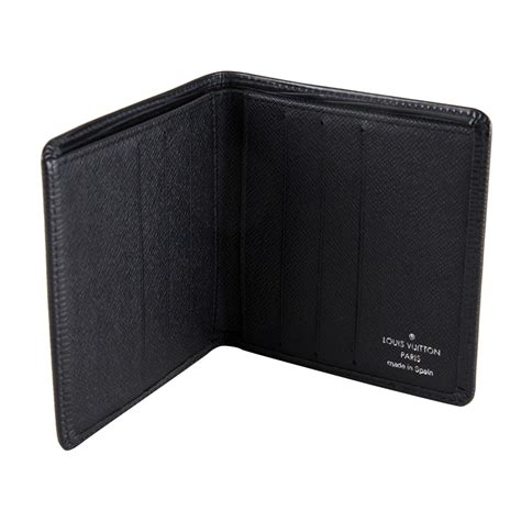 lv men wallet black|louis vuitton bifold men's wallet.